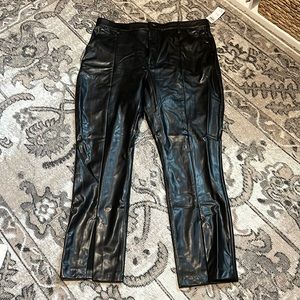 Abercrombie faux leather pant